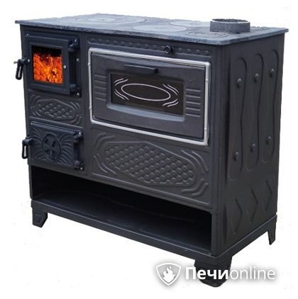 Отопительно-варочная печь МастерПечь ПВ-05С с духовым шкафом, 8.5 кВт в Алапаевске